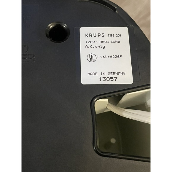 Krups Type 206 CompacTherm 10-Cup Coffeemaker White Made In Germany - Picture 10 of 10